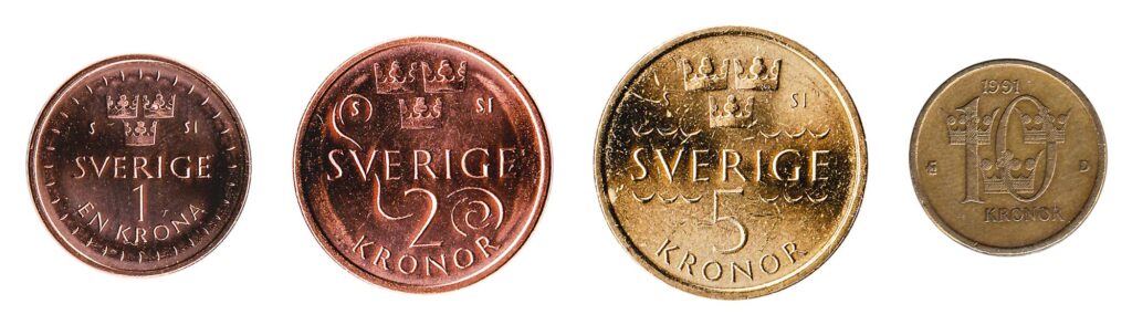 Swedish krona coins accepted for exchange