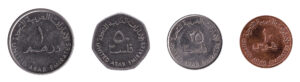 United Arab Emirates dirham coins