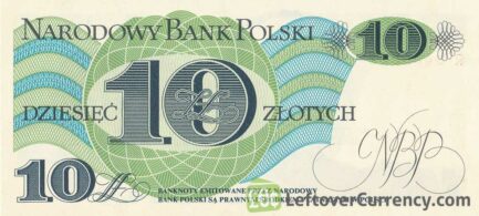 10 old Polish Zlotych banknote (Józef Bem)