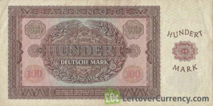 100 DDR Mark banknote Deutschen Notenbank (1955)