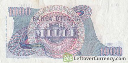 1000 Italian Lire banknote (Verdi)