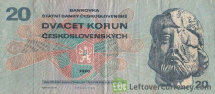 20 Czechoslovak Korun banknote 1970 (Jan Zizka)