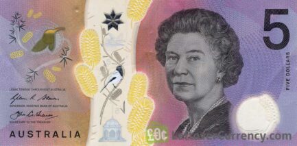 5 Australian Dollars banknote series 2016