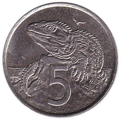 5 cent coin New Zealand