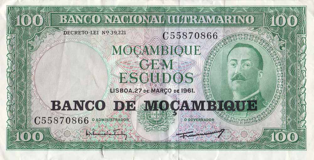 Mozambique 100 Escudos