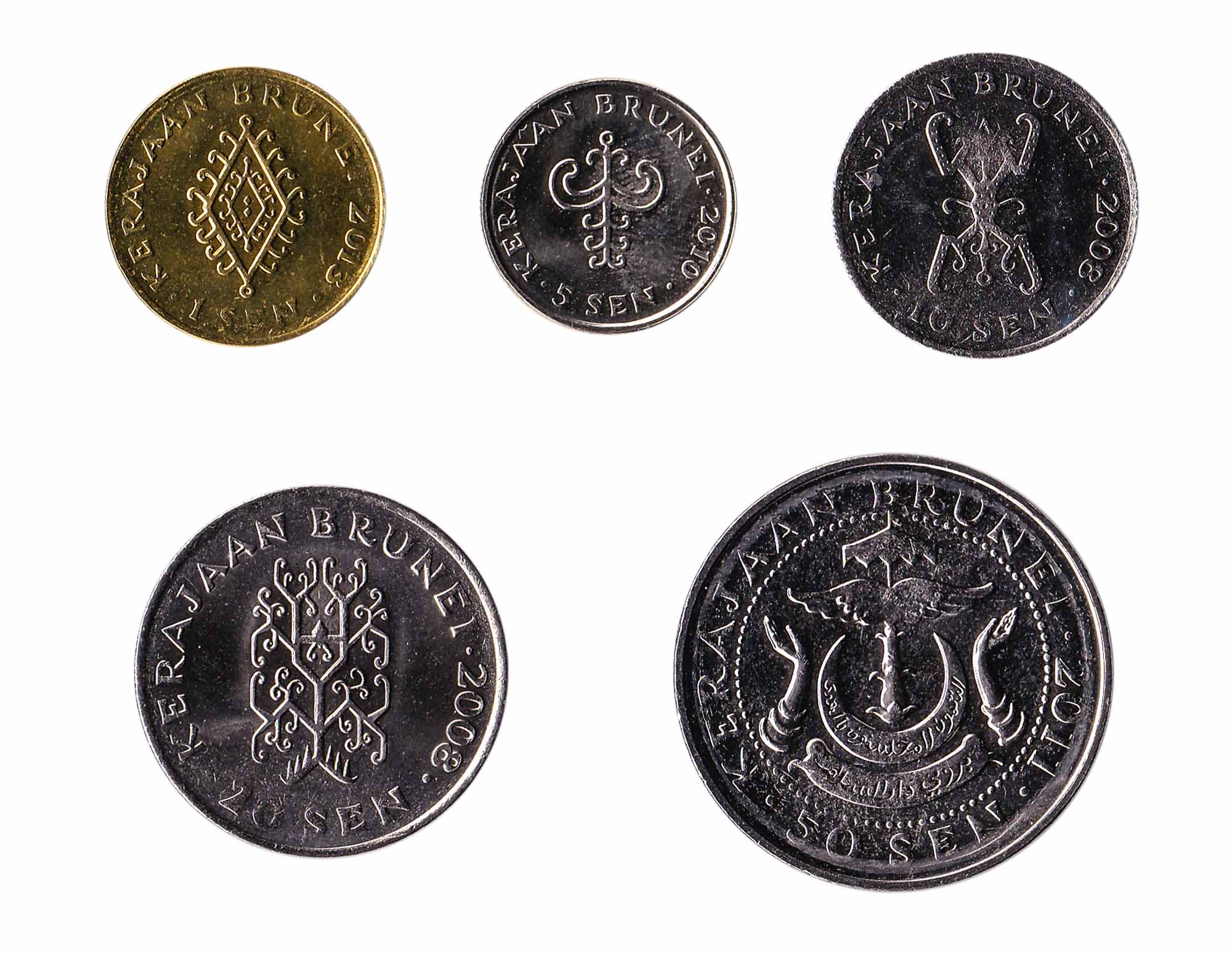 Валюта малайзии к рублю. Малайзийский ринггит монеты. Валюта Брунея. Монеты Брунея. Брунейские деньги.