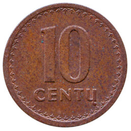 10 Centas coin Lithuania (1991-1996)