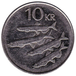 10 Icelandic Kronur coin