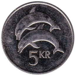 5 Icelandic Kronur coin