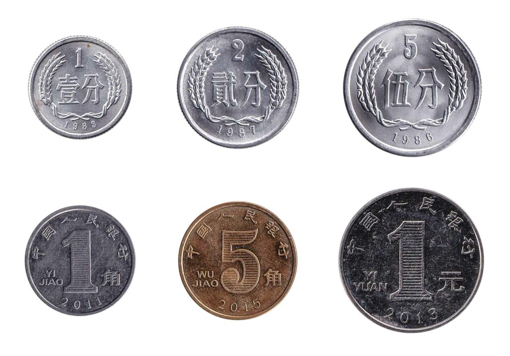 Chinese coins identification