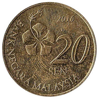 20 sen coin Malaysia (Third series)