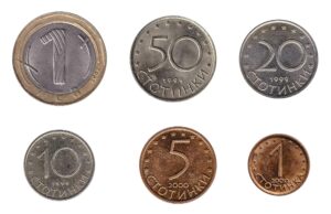 Bulgarian Lev and Stotinki coins