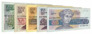 Withdrawn Hungarian Forint banknotes