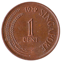 1 cent coin Singapore (First series)