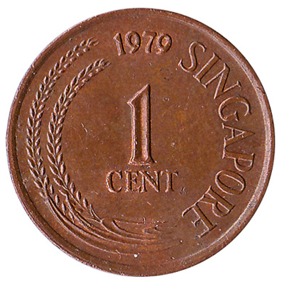 1 cent coin Singapore (First series)