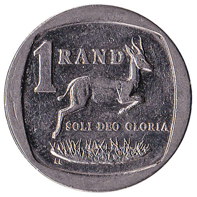 1 South African rand coin