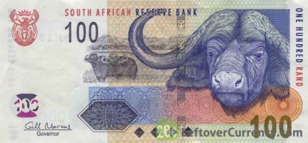 100 South African Rand banknote (Buffalo type 2005)