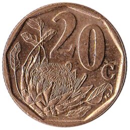 20 cents coin South Africa