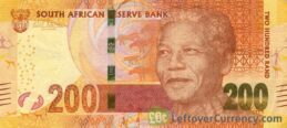 200 South African Rand banknote (Nelson Mandela)