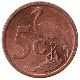 5 cents coin South Africa