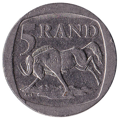 5 South African rand coin