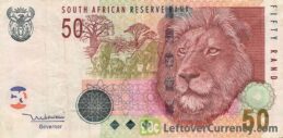 50 South African Rand banknote (Lion type 2005)