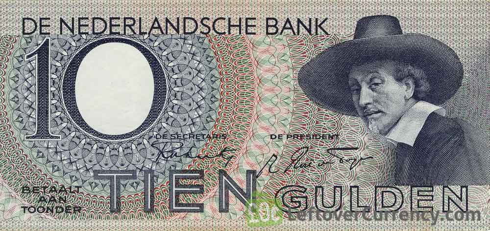 10 Dutch Guilders banknote (Staalmeester)