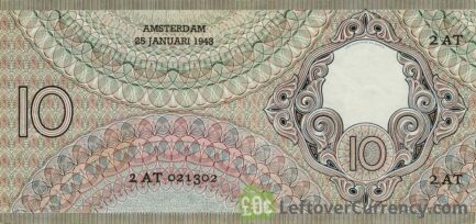 10 Dutch Guilders banknote (Staalmeester)