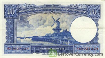 10 Dutch Guilders banknote (Willem I)