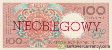 100 Polish Zlotych banknote (Nieobiegowy)