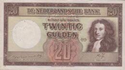 20 Dutch Guilders banknote (Willem III)