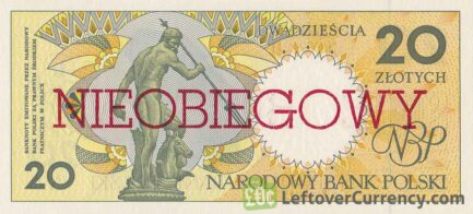 20 Polish Zlotych banknote (Nieobiegowy)