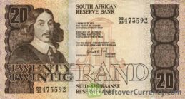 20 South African Rand banknote (van Riebeeck 1984 Issue)
