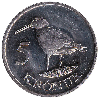 5 Faroese Kronur coin