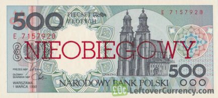500 Polish Zlotych banknote (Nieobiegowy)