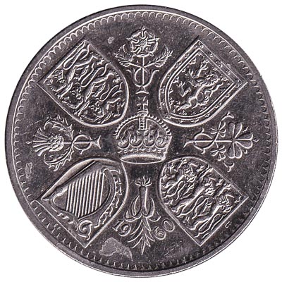 British Crown coin New York Exhibition (1960)