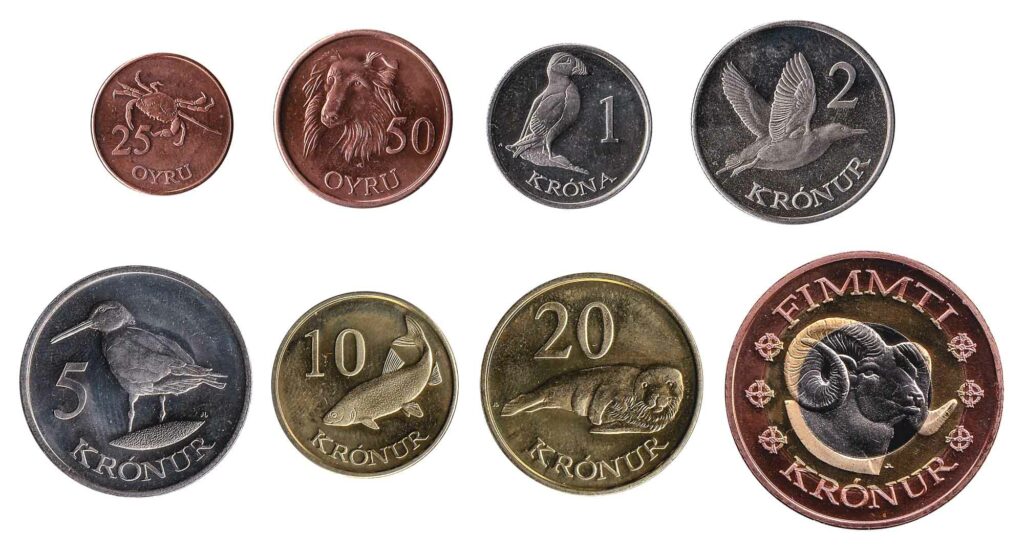 Faroese Kronur coins
