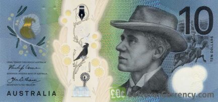 10 Australian Dollars banknote series 2017
