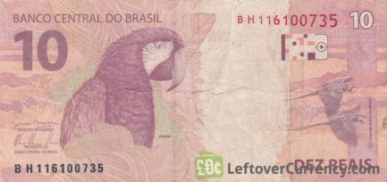 10 Brazilian Reais banknote (2010 issue)