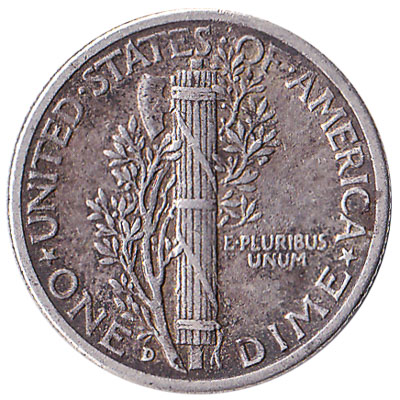 10 cents coin Mercury Dime