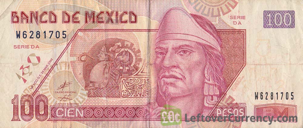 100 Mexican Pesos banknote (Series D)
