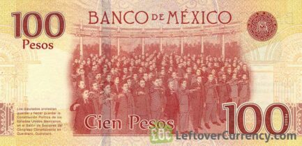 100 Mexican Pesos commemorative banknote (100th Anniversary Constitution of Mexico)