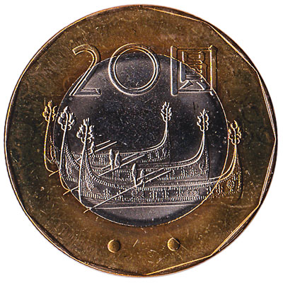 20 New Taiwan Dollars coin