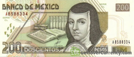 200 Mexican Pesos banknote (Series D)