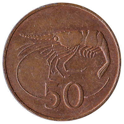 50 Icelandic Aurar coin