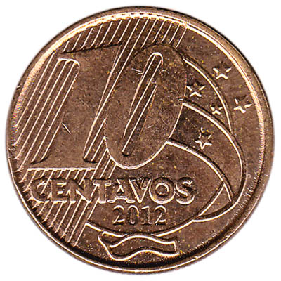 Brazil 10 Centavos coin