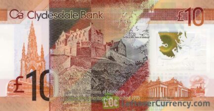Clydesdale Bank 10 Pounds banknote (2017 series)