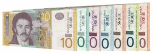 current Serbian Dinar banknotes