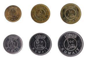 Kuwaiti dinar fils coins