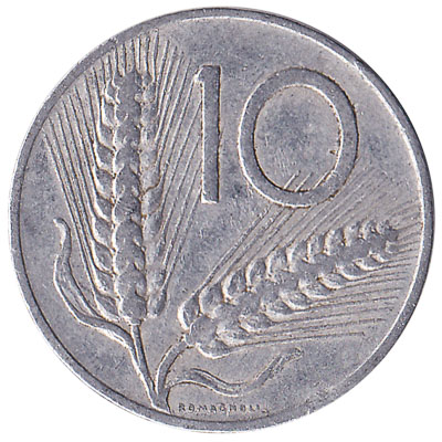 10 Italian Lire coin